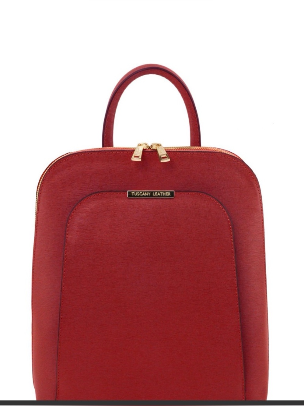 TUSCANY Women's Red Leather Backpack - all new without tags
